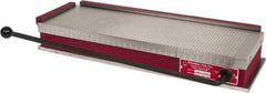 Suburban Tool - Fine Pole Rectangular Permanent Magnetic Block Chuck - 18-1/2" Long x 6" Wide x 2-5/8" High, Ceramic - Exact Tool & Supply
