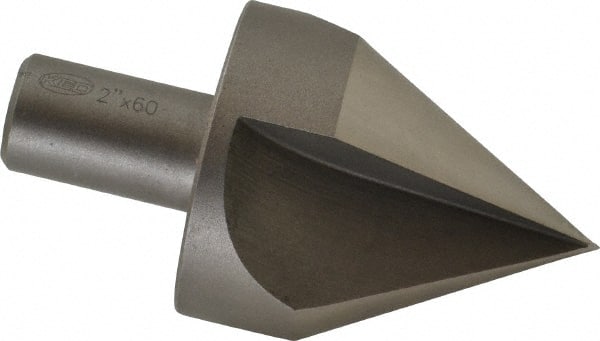 Keo - 2" Head Diam, 3/4" Shank Diam, 3 Flute 60° High Speed Steel Countersink - Exact Tool & Supply