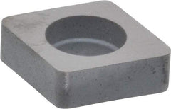 Kennametal - 1/2" Inscribed Circle, Diamond (Shape) Turning Shim for Indexables - 0.1925" Thick, ICSN Shim Style, Negative Rake - Exact Tool & Supply