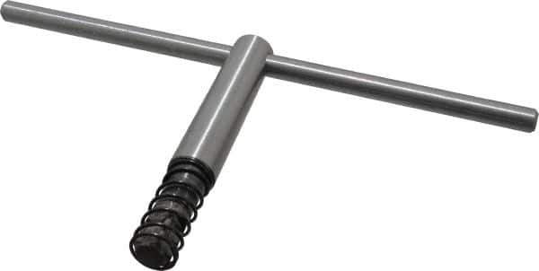 Bison - 12, 16" Chuck Diam Compatibility, Lathe Chuck Key - Compatible with 4-Jaw Chucks, Self Ejecting, 6-1/2" Body Length, 9/16" Actual Key Square Size - Exact Tool & Supply