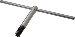 Bison - 20, 25" Chuck Diam Compatibility, Lathe Chuck Key - Compatible with 4-Jaw Chucks, Self Ejecting, 9" Body Length, 0.6693" Actual Key Square Size - Exact Tool & Supply