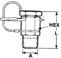 Voss - 1/8 Thread, 6,000 Max psi, NPT and BSPT - 26mm Long, Pressure Tests - Exact Tool & Supply