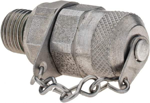 Voss - 1/4 Thread, 6,000 Max psi, Test Point To BSPP - 49mm Long, Pressure Tests - Exact Tool & Supply