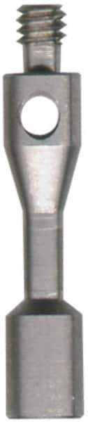 Fowler - 3 mm Ball Diameter, Stainless Steel Stem, M2 Thread, Ruby Point Disc Tip CMM Stylus - 13 mm Overall Length - Exact Tool & Supply