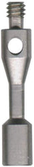 Fowler - 3 mm Ball Diameter, Stainless Steel Stem, M2 Thread, Ruby Point Disc Tip CMM Stylus - 13 mm Overall Length - Exact Tool & Supply