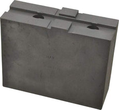 H & R Manufacturing - 12" Chuck Capacity, Tongue & Groove Attachment, Square Soft Lathe Chuck Jaw - Steel, 2-1/2" Btw Mount Hole Ctrs, 4-7/8" Long x 1-3/4" Wide x 3-7/8" High, 1/2" Groove - Exact Tool & Supply