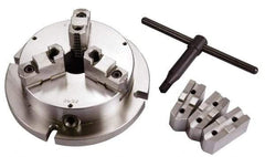Interstate - 10" Chuck Diam, 12 to 250mm External Chucking Diam, Low Profile Machining Chuck - Exact Tool & Supply