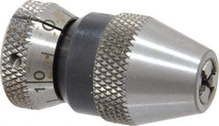 Albrecht - JT0, 0 to 1/16" Capacity, Steel Tapered Mount Drill Chuck - Keyless, 3/4" Sleeve Diam, 1.38" Open Length - Exact Tool & Supply