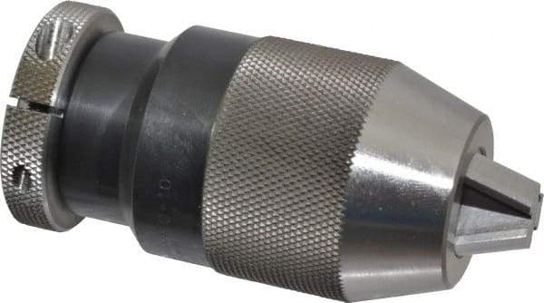 Albrecht - JT33, 1/64 to 3/8" Capacity, Steel Tapered Mount Drill Chuck - Keyless, 1.69" Sleeve Diam, 3.13" Open Length - Exact Tool & Supply