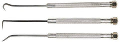 General - 3 Piece Probe Set - Carbon Steel - Exact Tool & Supply