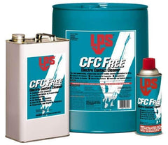 LPS - 5 Gallon Pail Contact Cleaner - 0°F Flash Point, Flammable, Food Grade, Plastic Safe - Exact Tool & Supply