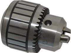 Accupro - JT5, 13/64 to 1" Capacity, Tapered Mount Steel Drill Chuck - Keyed, 93mm Sleeve Diam, 112mm Open Length - Exact Tool & Supply