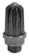 Silvent - Blow Gun Safety Nozzle - 1/4 MPT, 1.85" Hose Length, Zinc, 145 psi, 158°F - Exact Tool & Supply