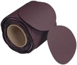 3M - 6" Diam, 60 Grit Aluminum Oxide Adhesive PSA Disc - Medium Grade, X Weighted Cloth Backing, For Bench Top Motors, Random Orbital Sanders - Exact Tool & Supply