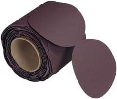 3M - 6" Diam, 60 Grit Aluminum Oxide Adhesive PSA Disc - Medium Grade, X Weighted Cloth Backing, For Bench Top Motors, Random Orbital Sanders - Exact Tool & Supply