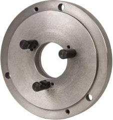 Interstate - Adapter Back Plate for 8" Diam Self Centering Lathe Chucks - D1-4 Mount - Exact Tool & Supply