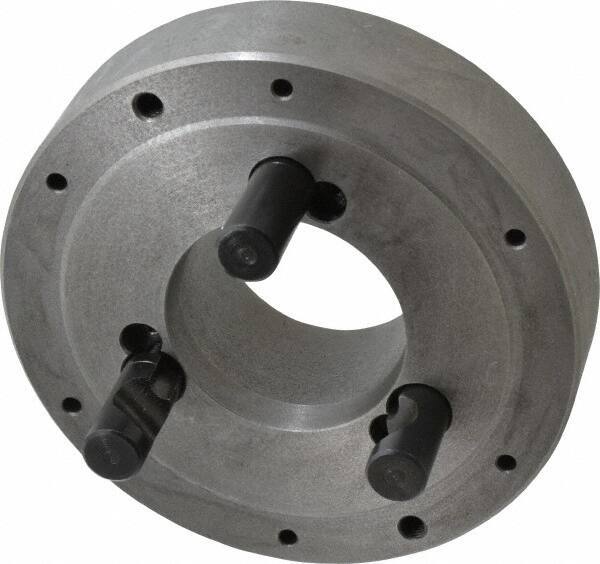 Interstate - Adapter Back Plate for 6" Diam Lathe Chucks - D1-4 Mount - Exact Tool & Supply