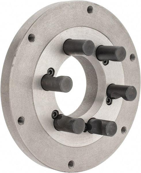 Interstate - Adapter Back Plate for 8" Diam Lathe Chucks - D1-5 Mount - Exact Tool & Supply