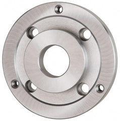 Bison - Adapter Back Plate for 15-3/4" Diam Self Centering Lathe Chucks - A2-6 Mount, 4.055" Through Hole Diam, 11-3/4" OD, 1.38" Flange Height, Steel - Exact Tool & Supply