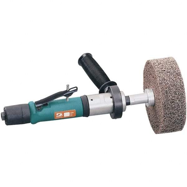 Dynabrade - 0.7 hp, 4,500 RPM Finishing Sander - 40 CFM Air Consumption, 6.21 bar Air Pressure, 1/4 NPT Inlet - Exact Tool & Supply