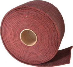 3M - 30' Long x 6" Wide Nonwoven Roll - Very Fine Grade, Purple, Aluminum Oxide - Exact Tool & Supply