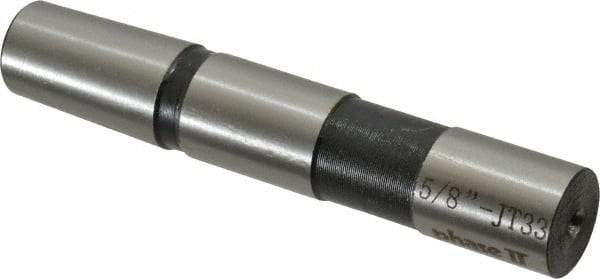 Value Collection - 5/8 Inch Shank Diameter, JT33 Mount Taper, Drill Chuck Arbor - Jacobs Taper Mount - Exact Tool & Supply