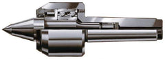 Rohm - MT6 Taper Shank, 4.72" Head Diam Live Center - 4,800 Max RPM, 4.1" Head Length, 2.28" Point Diam, 3.032" Point Len, 6,600 Lb Max Workpc, 14.27" OAL, Long Point - Exact Tool & Supply
