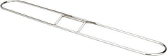 PRO-SOURCE - 24" Long x 3-1/4" Wide Chrome Plated Steel Dust Mop Frame - White, Clip-On - Exact Tool & Supply
