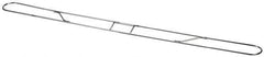 PRO-SOURCE - 48" Long x 3-1/4" Wide Chrome Plated Steel Dust Mop Frame - White, Clip-On - Exact Tool & Supply