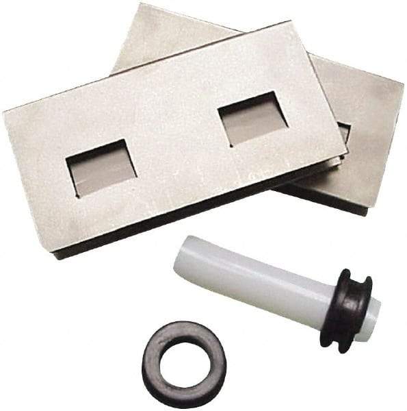 Justrite - 0.17' Long x 0.33' Wide x 1" High, Spill Containment Accumulation Drain Kit - Compatible with Justrite Pallets & Accumulations Centers - Exact Tool & Supply