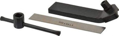 Value Collection - 3/32 Inch Blade Width x 5/8 Inch Blade Height, Right Hand Cutting Direction, Cutoff Blade Holder - 5 Inch Long x 3/8 Inch Wide x 7/8 Inch High, Steel - Exact Tool & Supply
