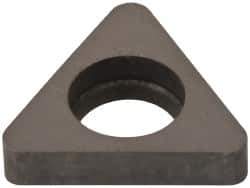 Made in USA - 3/8" Inscribed Circle, Triangle Shim for Indexables - Carbide, 1/8" Thick, ITSN Shim Style, Negative Rake - Exact Tool & Supply