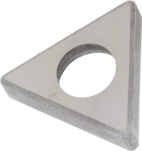 Made in USA - 5/8" Inscribed Circle, Triangle Shim for Indexables - Carbide, 3/16" Thick, ITSN Shim Style, Negative Rake - Exact Tool & Supply