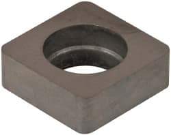 Made in USA - 1/2" Inscribed Circle, Square Shim for Indexables - Carbide, 3/16" Thick, ISSN Shim Style, Negative Rake, Left Hand Cut - Exact Tool & Supply