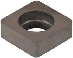Made in USA - 1/2" Inscribed Circle, Square Shim for Indexables - Carbide, 3/16" Thick, ISSN Shim Style, Negative Rake, Left Hand Cut - Exact Tool & Supply