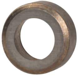 Made in USA - 1/2" Inscribed Circle, Round Shim for Indexables - Carbide, 3/16" Thick, IRSN Shim Style, Negative Rake - Exact Tool & Supply