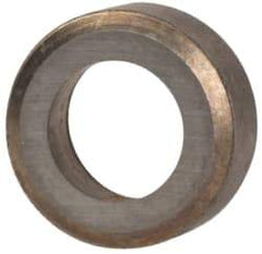 Made in USA - 1/2" Inscribed Circle, Round Shim for Indexables - Carbide, 3/16" Thick, IRSN Shim Style, Negative Rake - Exact Tool & Supply