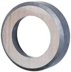 Made in USA - 3/4" Inscribed Circle, Round Shim for Indexables - Carbide, 3/16" Thick, IRSN Shim Style, Negative Rake - Exact Tool & Supply