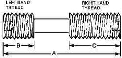 Made in USA - Hex Socket Differential Screw for Indexables - 3/8-24 Thread, Industry Std XNS-610, For Use with Clamps - Exact Tool & Supply
