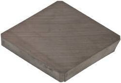 Made in USA - 3/4" Inscribed Circle, Square, S Chipbreaker for Indexables - Left Hand, Right Hand Cut, 0.094" Thick, 0.071" Effective Width, Carbide - Exact Tool & Supply