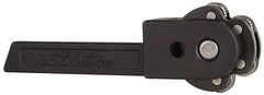 Knurlcraft - Neutral Cut, Diamond & Straight, 1/2" Wide 1-1/8" High x 4" Long Rectangle Shank, Revolving-Head Bump Knurlers - 6 Knurls Required (Included), 3/4" Diam x 3/8" Wide Face, 1/4" Hole Diam, Series E - Exact Tool & Supply