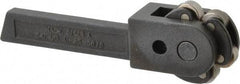 Knurlcraft - Neutral Cut, Diamond & Straight, 3/8" Wide 7/8" High x 4" Long Rectangle Shank, Revolving-Head Bump Knurlers - 6 Knurls Required (Included), 5/8" Diam x 5/16" Wide Face, 7/32" Hole Diam, Series AJ - Exact Tool & Supply