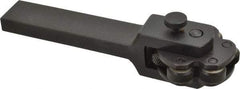 Value Collection - Neutral Cut, Diagonal, 1/2" Wide 1-1/8" High x 6-1/2" Long Rectangle Shank, Revolving-Head Bump Knurlers - 6 Knurls Required (Included), 3/4" Diam x 3/8" Wide Face, 1/4" Hole Diam, Series KT - Exact Tool & Supply