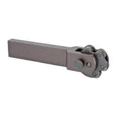 Value Collection - Neutral Cut, Diagonal, Diamond & Straight, 5/8" Wide 1-3/8" High x 7-1/2" Long Rectangle Shank, Revolving-Head Bump Knurlers - 6 Knurls Required (Included), 3/4" Diam x 3/8" Wide Face, 1/4" Hole Diam, Series KT - Exact Tool & Supply