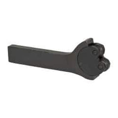 Value Collection - Neutral Cut, Diagonal, 3/8" Wide 7/8" High x 5-1/2" Long Rectangle Shank, Pivot-Head Bump Knurlers - 2 Knurls Required (Included), 5/8" Diam x 5/16" Wide Face, 7/32" Hole Diam, Series KT - Exact Tool & Supply