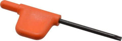 Kennametal - T8 Torx Drive, Flag Handle Driver for Indexable Boring Bars - S-KBFP, S-KBLP Compatible - Exact Tool & Supply