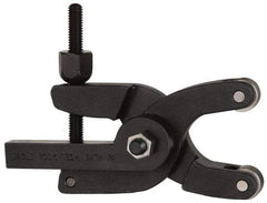 Knurlcraft - 6 Inch Overall Length x 1.3 Inch Overall Width, 2-1/8 Inch Capacity, Scissor and Straddle Type Knurler - 3/4 Inch Diameter, 3 Inch Shank Length x 5/8 Inch Shank Width x 5/8 Inch Shank Height, Square Shank, E Series - Exact Tool & Supply
