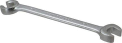 Proto - 1/2 x 1/2", Satin Finish, Combination Flare Nut Wrench - 6 Points, 6-7/16" OAL, Steel, Double End Head - Exact Tool & Supply