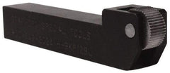Made in USA - LH Cut, 5/16" Wide x 5/16" High x 3-7/8" Long Square Shank, Fixed Bump Knurlers - 1 Knurl Required, 5/16" Diam x 5/32" Wide Face, 1/8" Hole Diam, Series BP - Exact Tool & Supply