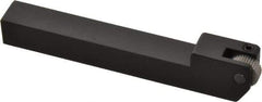 Made in USA - LH Cut, 1/2" Wide x 1/2" High x 3" Long Square Shank, Fixed Bump Knurlers - 1 Knurl Required, 1/2" Diam x 3/16" Wide Face, 3/16" Hole Diam, Series EP - Exact Tool & Supply